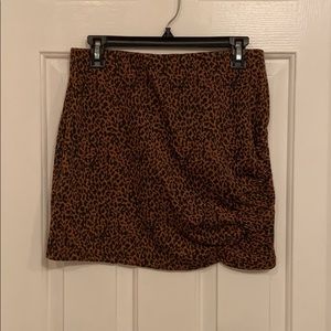 Cheetah Print Urban Outfitters Mini Skirt